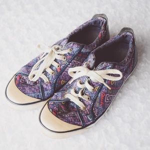 COACH | “Barrett” Poppy Purple Graffiti Sneaker